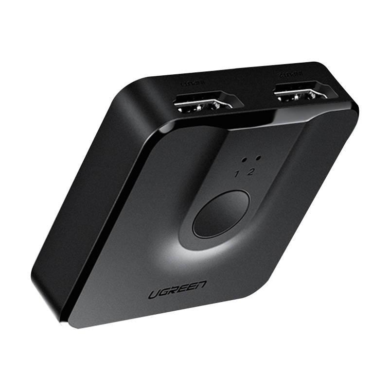 Przełącznik Switch Ugreen  Cm217 2W1 Hdmi 2.0 20Cm (Czarny)