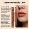 Zephoco Двойной лайнер для губ Soft & Moist (Оранжево-красный) - Легкий, Высокопигментированный, Стойкий Ежедневный Макияж.