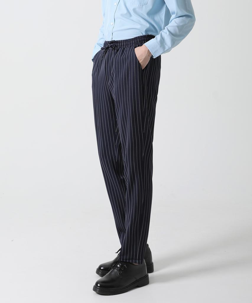 Jikeulib Эластичные полосатые брюки с резинкой