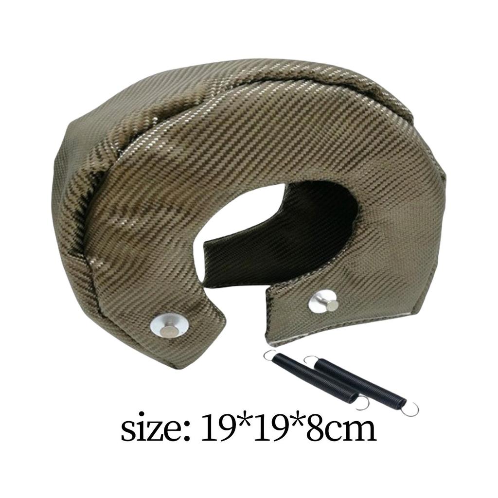 T3 T4 T6 Turbocharger Cover Wrap Blanket Heat Shield Barrier Cover T3 Turbo Heat Shield Cover Wrap Accessories silicone fiber