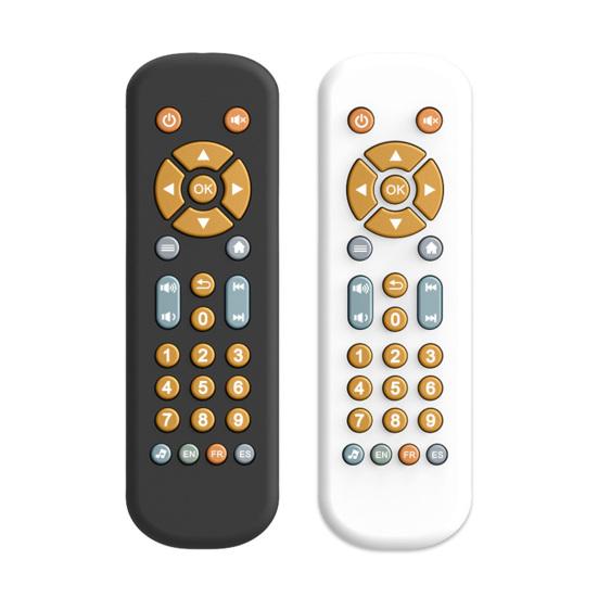Baby Teething Toy Soft Button TV Remote Control Food Grade Silicone