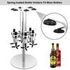 NEW Wall Mounted Cocktail Shaker Stand 4/6 Bottle Liquor Dispenser Wine Beer Alcohol Bar Beverage Dispenser Cocktail Alcohol