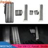 Car Pedals Cover Pad for Volkswagen VW Passat B6 B7 R36 R-line CC for Skoda Superb LHD Accelerator Brake Rest Pedal