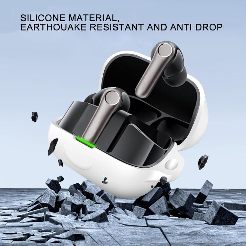 New Silicone Soft Case For EarFun Air Pro4+ Wireless Earbuds Cover Shockproof Shell Case Protective Sleeve For EarFun Air Pro4