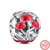 925 Silver Heart Christmas Hat Socks House Tree Apple Ice Crystal Snow Winter Beads Fit Original  Charms Bracelet Jewelry