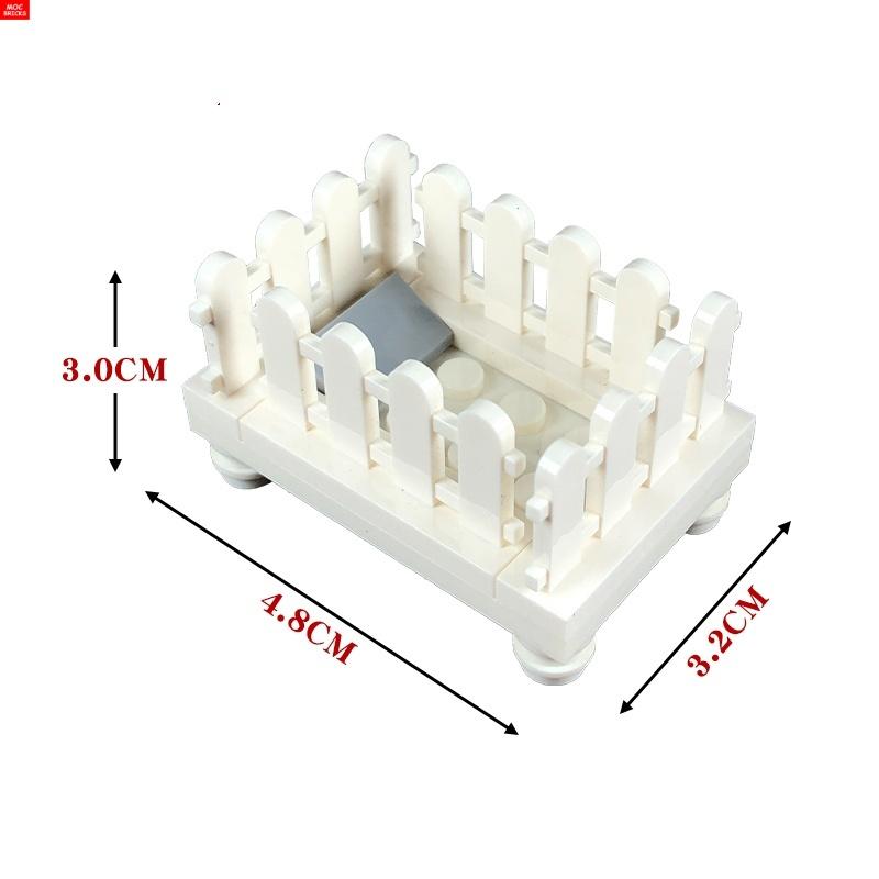 MOC Кубики Детская коляска люлька для младенцев подставка для бутылочки Обучающие Строительные Блоки Игрушки для Детей Девочек Подарок