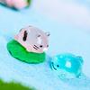 Cute Glow-in-the-dark Resin Animal Miniatures For Diy Micro Landscape Decor