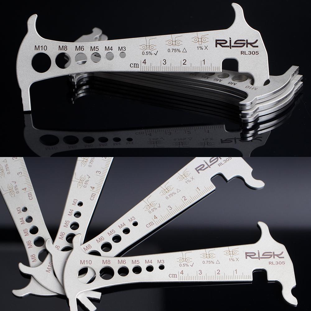 3 в 1 Устройство для проверки велосипедной цепи Индикатор износа велосипедной цепи Инструмент Крюк для велосипедной цепи Велосипедный болт