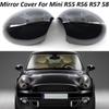 Replacement Rearview Side Mirror Covers Cap Gloss Black For Mini R55 R56 R57 R58 R59 R60 R61 Pair Car Mirror Shell Case