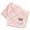 PAUL JOE ACCESSOIRES Towel Handkerchief with Nunet Embroidery for & (Pink) Women, Approx. 25cm, 000287-0007-01