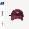 P standard versatile cap men's and women's soft top baseball cap simple big head show face small running sports hat