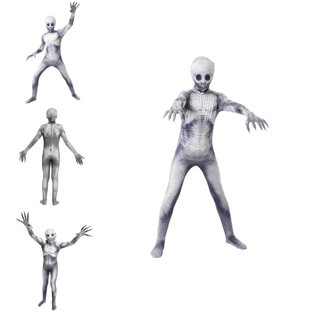 Костюм на Хэллоуин 'Грабли' Morphsuit Косплей Костюм Дети Взрослые Крипипаста Реквизит Ужас