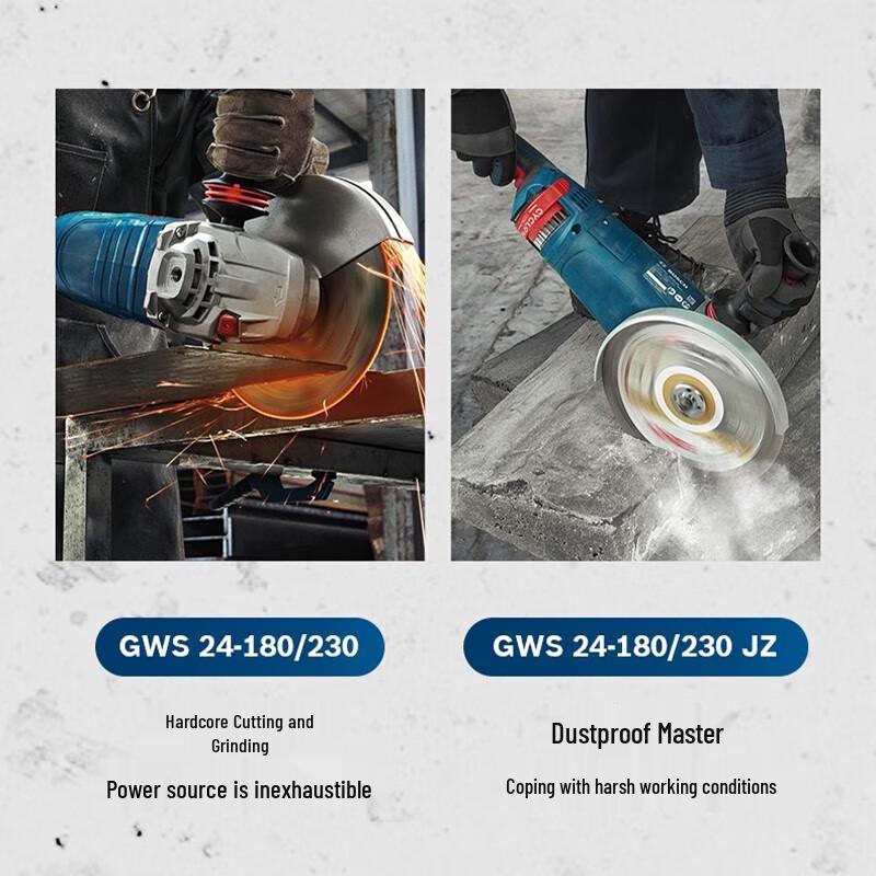 BOSCH GWS24-180 Industrial Angle Grinder CN plug (adapter included)