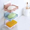 Bathroom Shower Soap Holder Wall Mounted Soap Dishes Box Toiletries Organizer