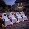 Pumpkin Halloween Dinner Chair Seat Cover Soft Festival Table Decor  Home Decoration