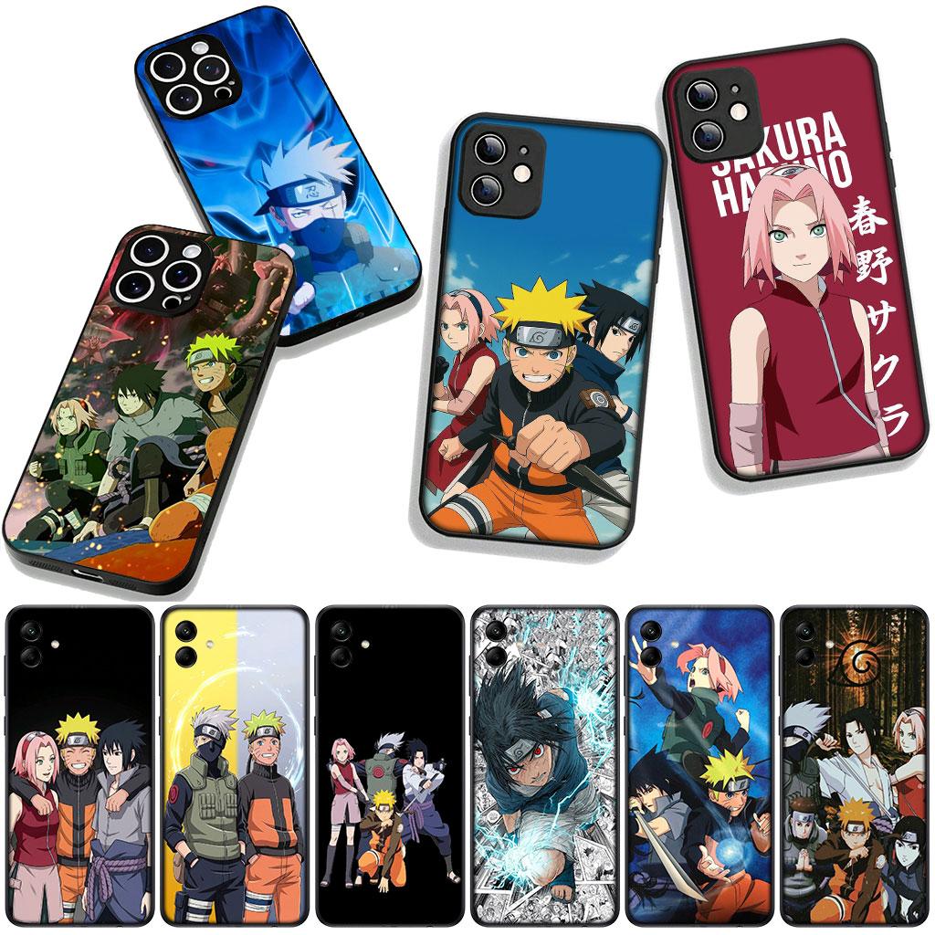 Cover for Apple iPhone 16 15 14 Plus 13 12 Mini 17 Pro Max + ProMax 16E Air Phone Case Kakashi Narutos Haruno Sakura Sasuke