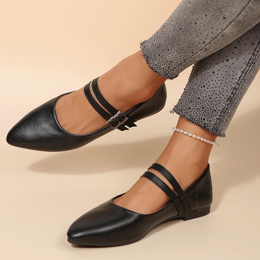 2025 New Women Flats Shoes High Quality Slip-on Daily Dress Shoes Woman Pointed Toe Comfortable Elegant Loafers Shoes Ladies