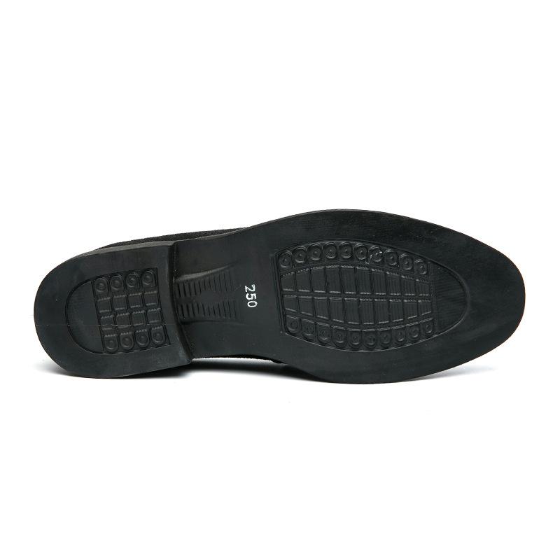 Большой размер 47 Мужская обувь Мужская британская ретро мода тренд остроносые туфли Маленькие кожаные туфли с бахромой остроносые кожаные туфли