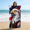 Полотенце для пляжа к 250-летию США, большое, быстросохнущее, для пляжа, бассейна, спорта, йоги, спортзала, дома, Подарок для друзей