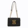 2024 New Trend Shoulder Bag European and American Retro Women's Bag Fashion Solid Color Small Square Bag Creative Lock Crossbody Bag Trend