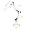 Светодиодная настольная лампа для ухода за глазами, американская складная настольная лампа для ухода за глазами, для чтения и учебы, с зажимом на длинной ножке, настольная лампа для ухода за глазами, двойная настольная лампа для ухода за глазами