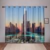 Future Cyberpunk City Sky On Sale Blackout Window Curtain For Bedroom Living Room Bathroom Kicthen Door High Shading New Pattern