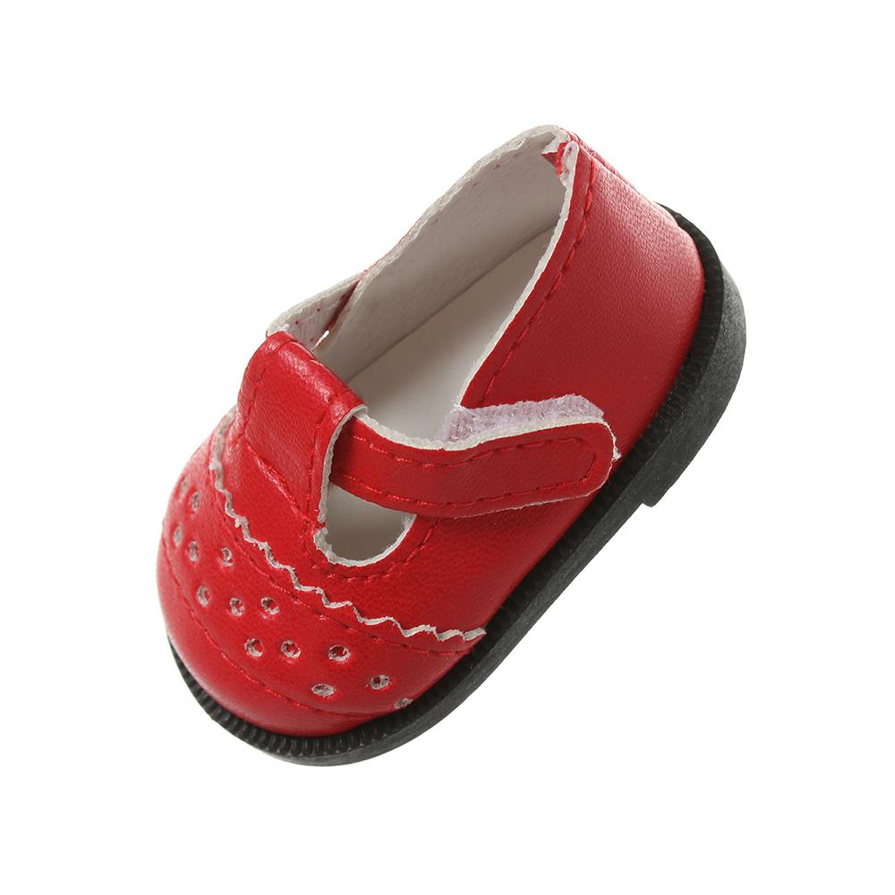 Children Clothing Accessories Toys PU Leather Shoes Doll Shoes 16 Inch Doll Pentagram Toy Shoes