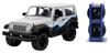 Jada Toys JUST TRACKS Series 1/24 Scale 2007 Jeep Wrangler Gray/Black (Finished Product)