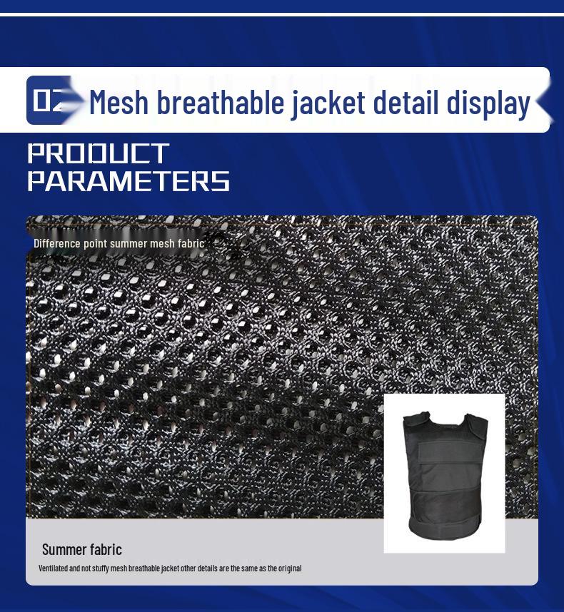 Охранник Безопасность Дежурный Противоударный Жилет – Устойчивый к порезам, Жесткая Защитная Одежда для Спины