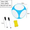 Kids Party Game Diy Blank Dice Toys Eva Write/Erase Reusable Big Dice Party Activity Props Blank Cube Parish Learning Materials