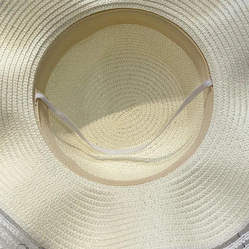 Straw Hat Women Summer Sunshade Sun Hat Fashion Wild Flowers Seaside Cool Beach Hat