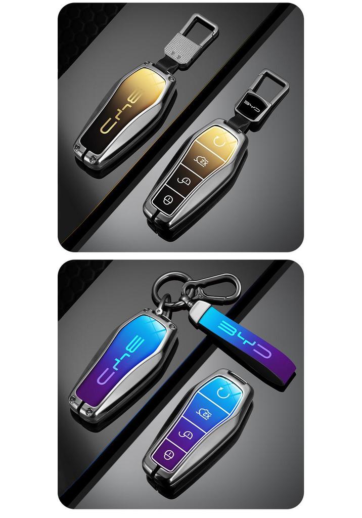 BYD Dolphin 22-24 Key Case: Compatible with Han, Song Plus, Tang DMI, Qin Pro, Yuan E2