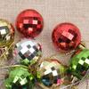 12 шт. 3 см Рождественская елка Цветной шар Небьющийся Разные стили Гальваническое покрытие Яркий цвет Высокий глянец Фестиваль Мини Рождественская вечеринка Декор Подвесной