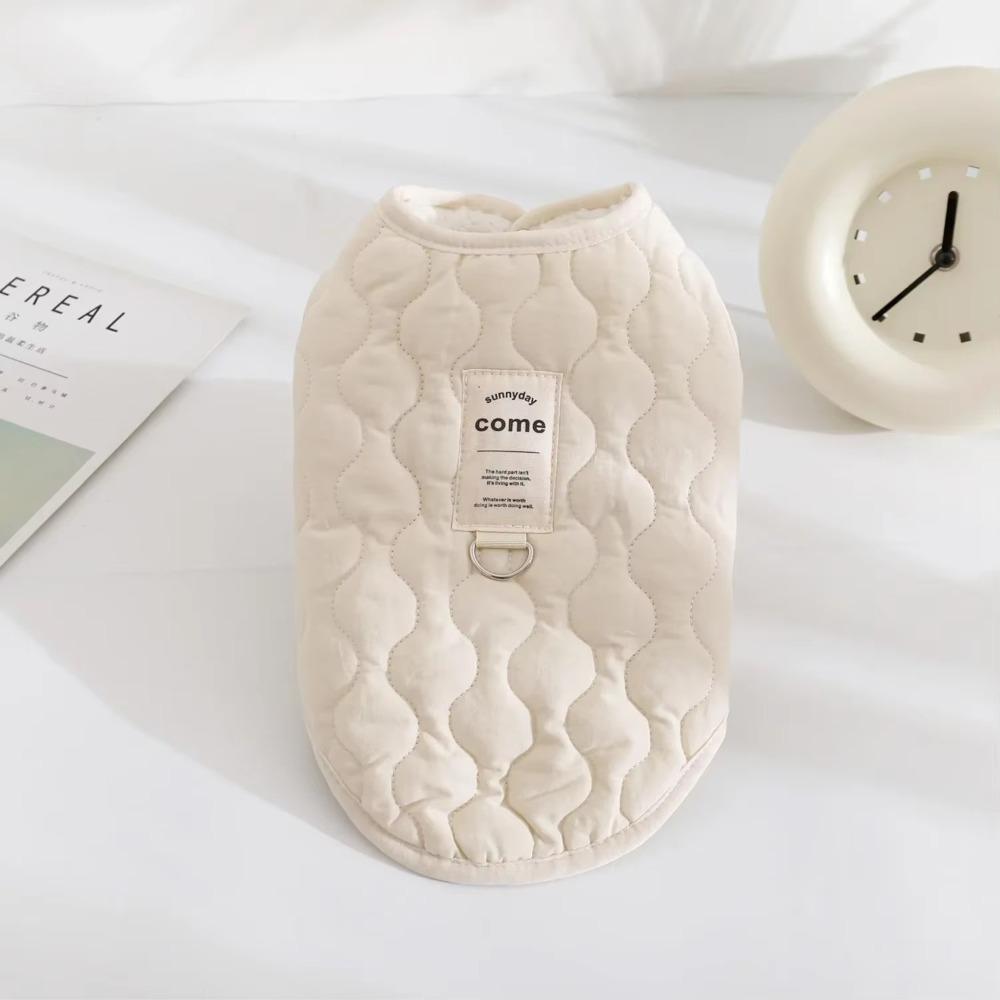 Thick Warm Winter Pet Dog Vest with D-ring Puppy Coat New Pet Jacket  for Small Medium Pet