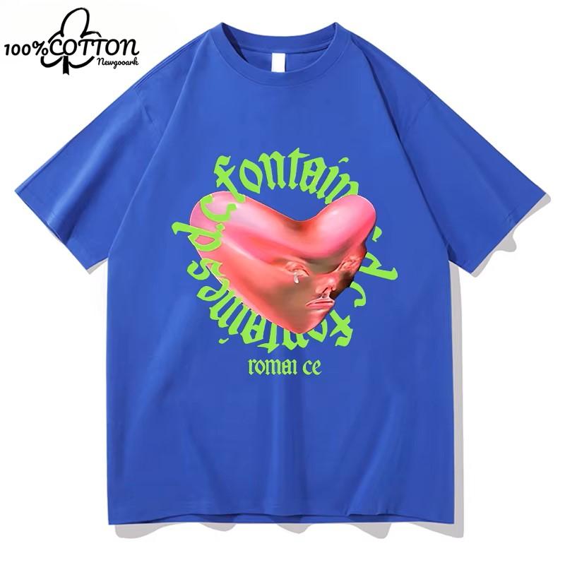 2024 Fontaines D.C.Romance T Shirt in The Modern World  Clothing Harajuku T-Shirt Unisex High Quality Tops Cotton S-6XL