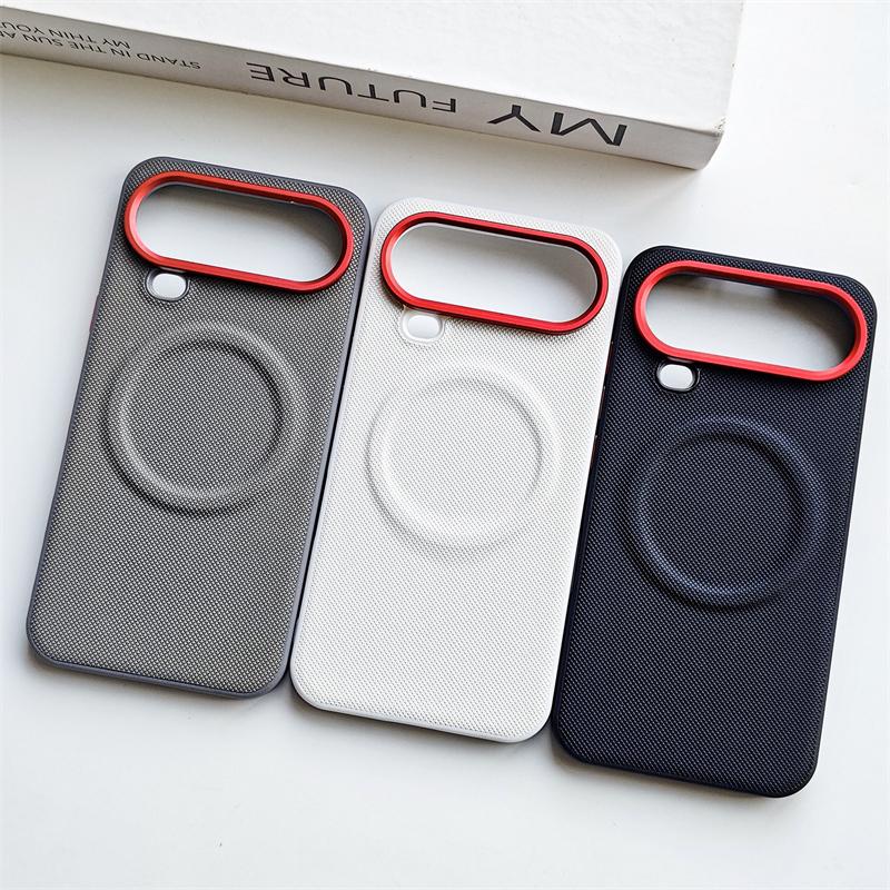 Магнитный Чехол из Мелкозернистой Кожи для Honor Magic 8 Pro Air Case Металлическая Рамка для Объектива Ударопрочный Бампер