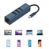 USB TypeC Ethernet USB на RJ45 Хаб 100М Ethernet Адаптер Сетевая Карта с USB3.0 2.0 Хабом Без Драйверов Для Ноутбука