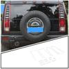 For Hummer H2 2003-2009 Stainless Steel Silver Car Tail Light Lamp Trim Bezel Cover Trim Sticker Car Accessories
