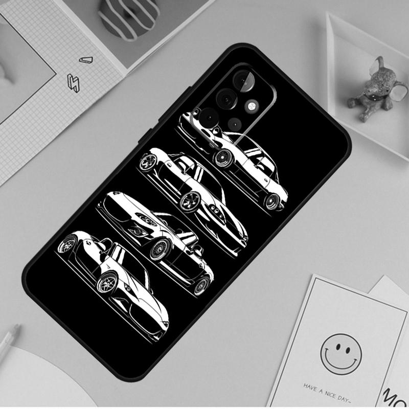 JDM Legend Drift Car Case For Samsung Galaxy A54 A34 A14 A13 A33 A53 A12 A32 A52 A71 A51 A15 A25 A35 A55 Cover