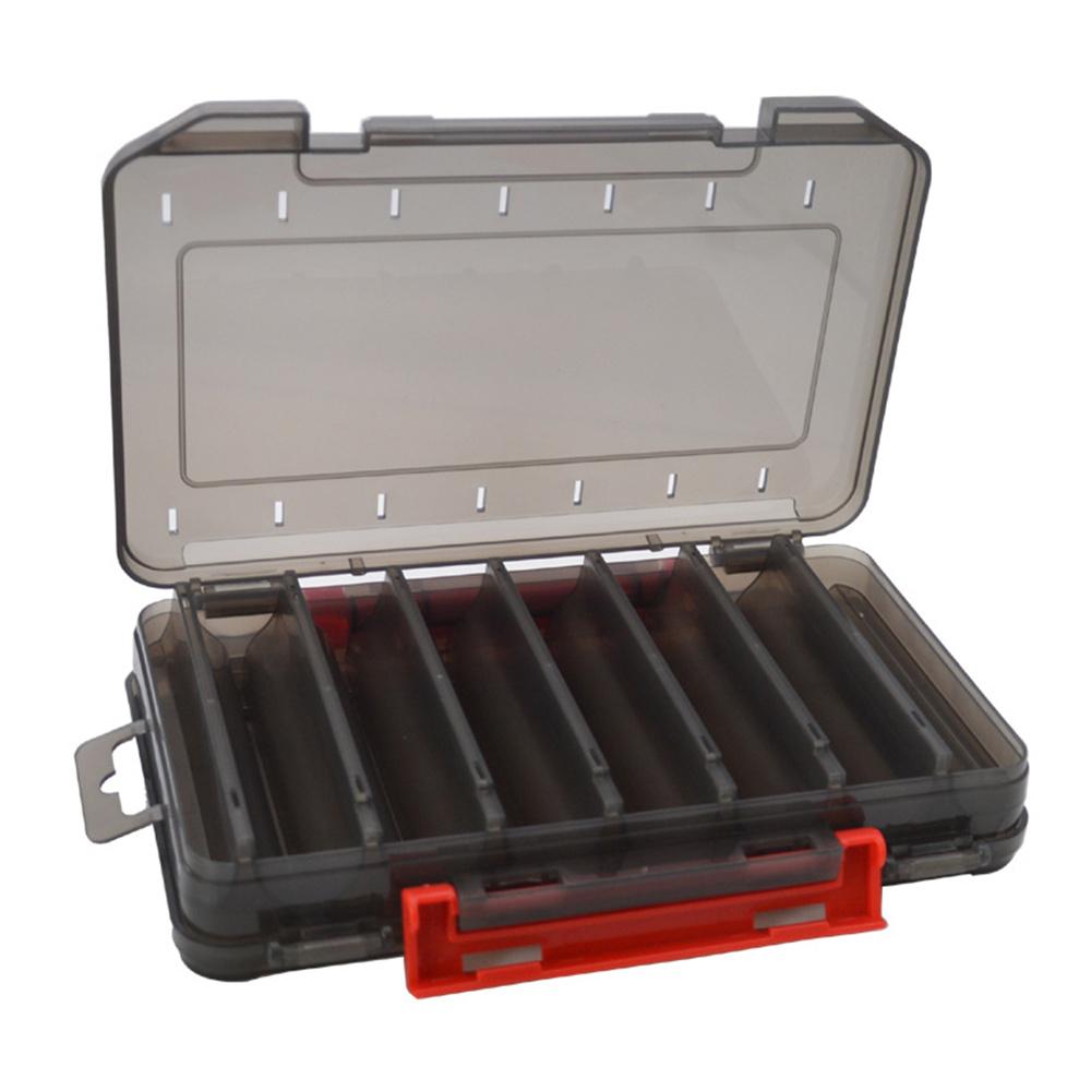 Fishing Tackle Box 14 Compartments Fishing Accessories Lure Hook Storage Case Double Sided Fishing Tool Organizer Box