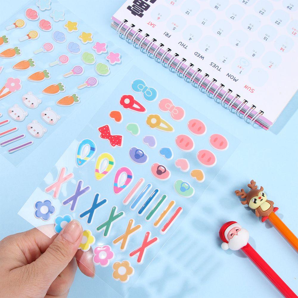 Waterproof Card issuance doll Sticker Cute Bubble Stickers 3D Scrapbooking Decoration Cartoon Gifts