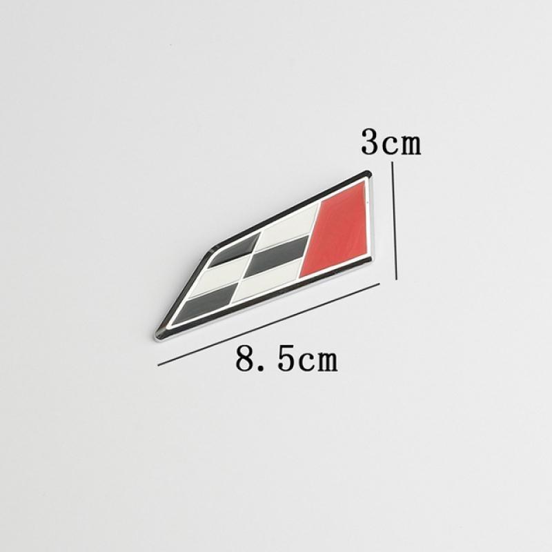 Car Metal Emblem Badge Racing Logo Sticker Auto Body Badge Decals Exterior Accessories