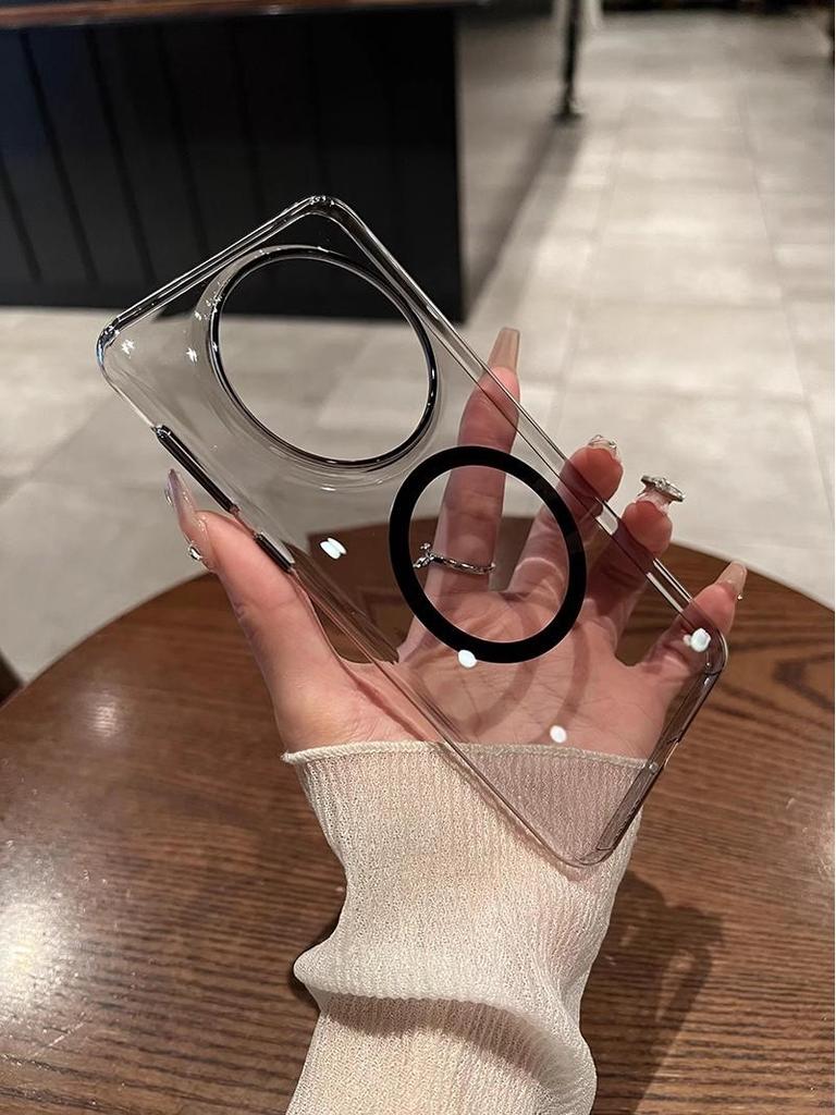 Прозрачный магнитный чехол для телефона Huawei Mate 70 Pro - Не желтеющий, Легкий, Прочный, Простая защита