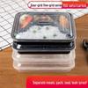 MOLUONA Disposable 3-Compartment Takeaway Lunch Boxes