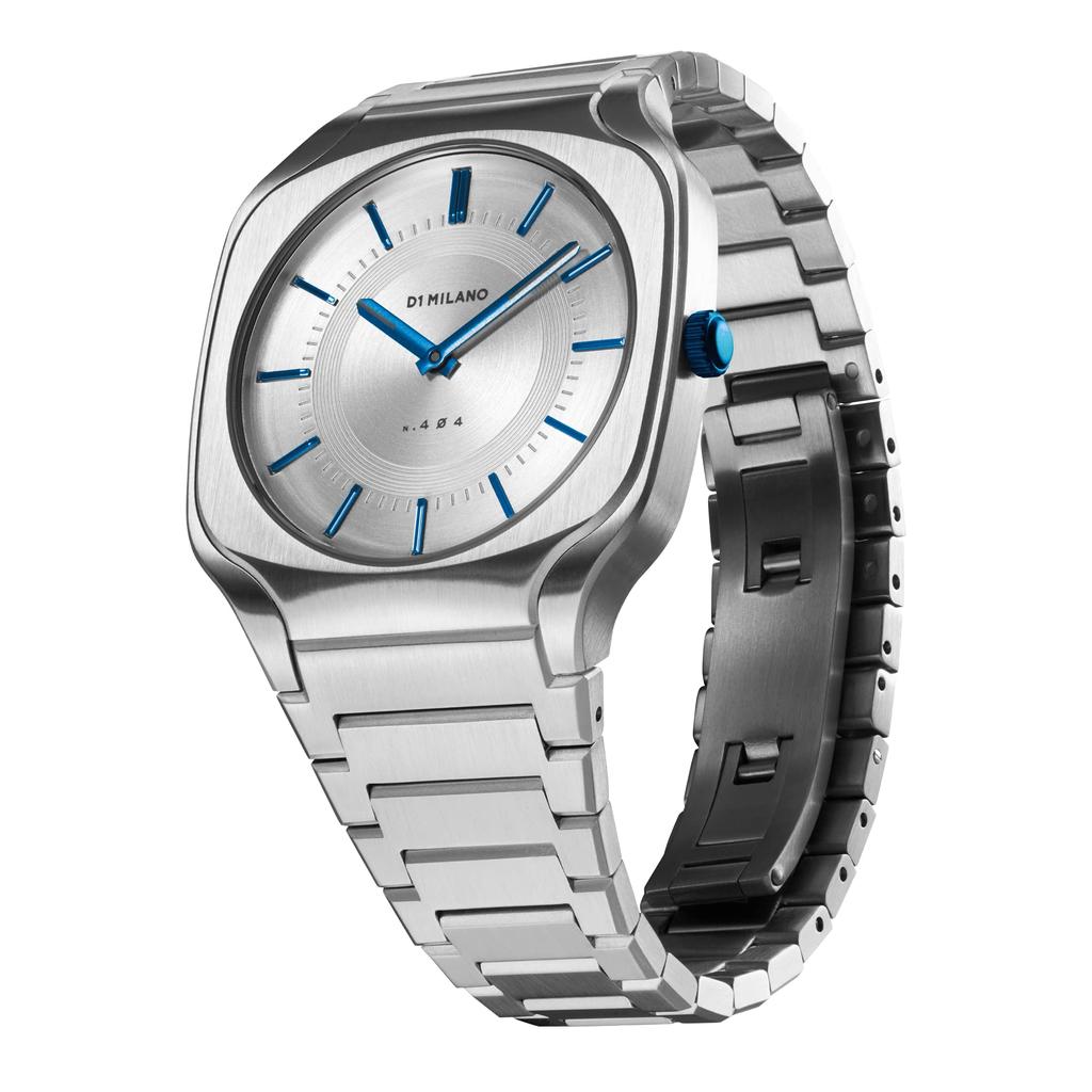 Authorized Distributor D1 Milano Watch SQBJ01 Square Bracelet 37mm Silver [D1 MILANO] Men's [SQUARE]
