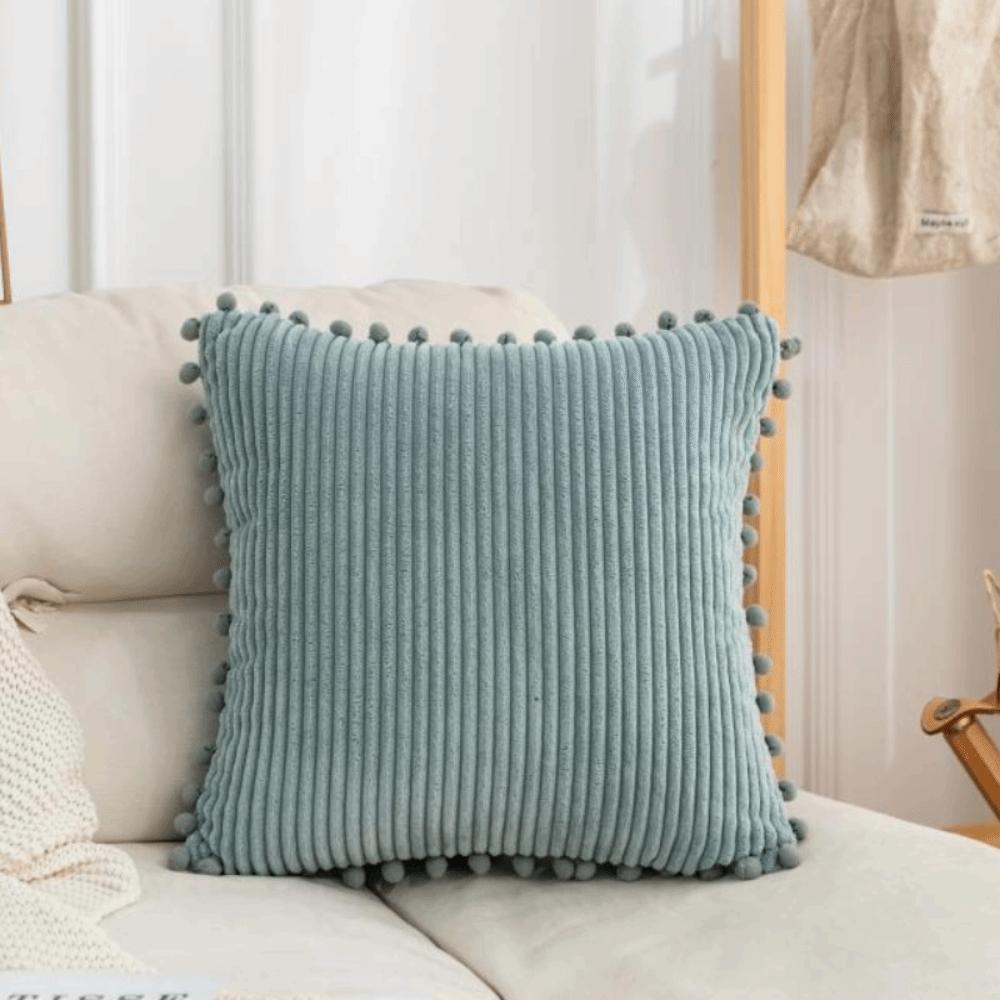 Corduroy Pillowcase Square Sofa Pillow Cover Practical Bohemia Throw Pillow Cover  Car