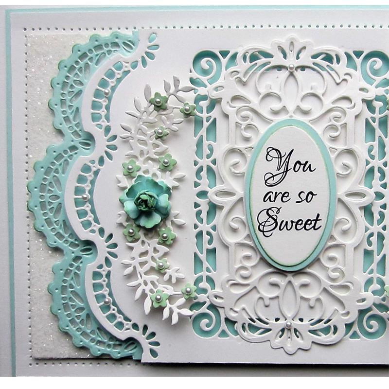 Волнистая кружевная рамка с краями, металлические трафареты для резки, трафарет для DIY, скрапбукинга, тиснения, украшения на день Святого Валентина, открытки, ремесла, высечки