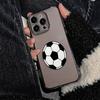 Футбольный чехол для телефона для iPhone 16 11 17 Pro Max 13 15 14 Plus 12 16E Ins Простой 17Air Ударопрочный Силиконовый Мягкий Чехол Coques
