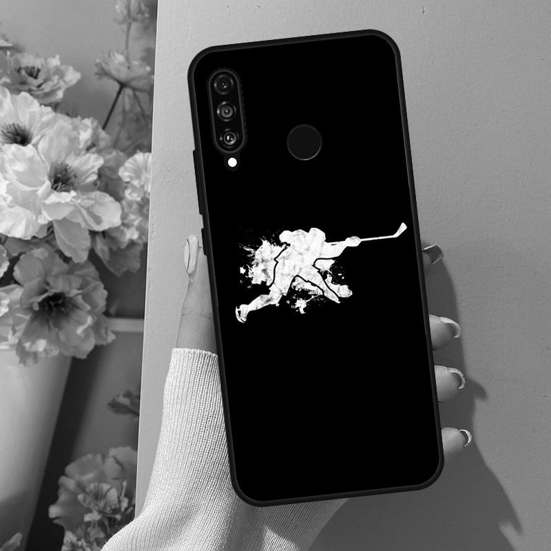 Спортивный чехол для Huawei Nova 10 SE 9 3i 7i 8i 11i 12i Y73 Y90 Y70 Y72 Y61 Y91 P60 Pro P40 P30 Lite с изображением катка для хоккея