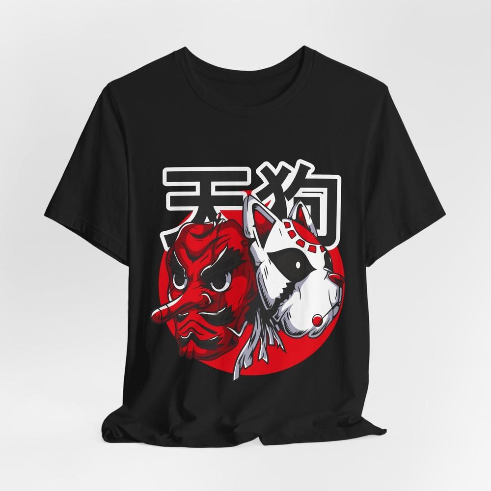 Japanese Mythology Unisex T-Shirt Tee Tops, Graphic T-Shirt Tee Tops, Anime Shirt, Casual Wear, Gift